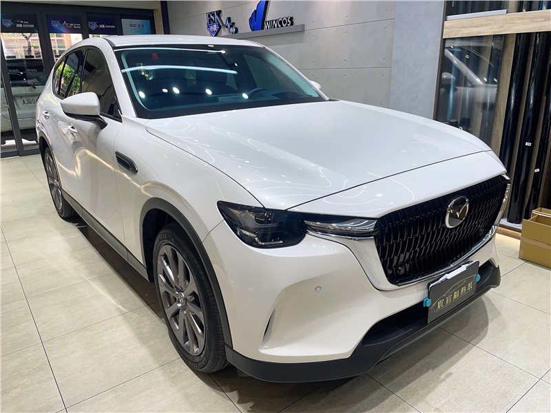  2024 Mazda CX-60車主再次選擇，FSK冰鑽KT28成為理想之選！ - 2024 Mazda CX-60 前擋FSK KT68 搭配 車身FSK KT28 - 新北震宣汽車隔熱紙
